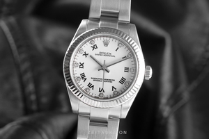 Rolex Oyster Perpetual steel / white gold automatic Kal. 2231 Ref. 177234