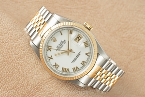 Rolex Datejust steel / gold automatic Kal. 3135 Ref. 16233