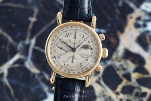 Chronoswiss Lunar chronograph 18 ct gold automatic Kal. C.741 Ref. CH7521