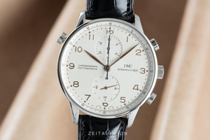IWC Portugieser chronograph steel manual winding Kal. C.76240 Ref. 3712-002
