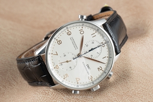 IWC Portugieser chronograph steel manual winding Kal. C.76240 Ref. 3712-002