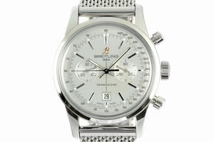 Breitling Transocean chronograph steel automatic Ref. A41310