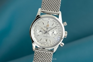 Breitling Transocean chronograph steel automatic Ref. A41310