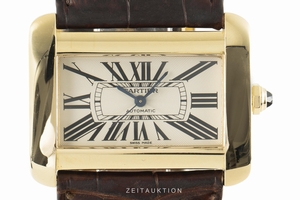 Cartier Tank Divan 18 ct gold automatic Kal. 120/381A Ref. 2603
