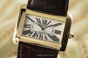 Cartier Tank Divan 18 ct gold automatic Kal. 120/381A Ref. 2603