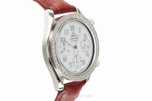 Omega Speedmaster chronograph steel automatic Kal. 3220 Ref. 275.0032, 3835.70.36