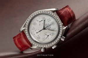 Omega Speedmaster chronograph steel automatic Kal. 3220 Ref. 275.0032, 3835.70.36