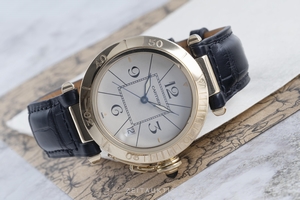 Cartier Pasha 18 ct gold automatic Kal. 020.06 Ref. 820903