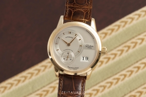 Glashutte Original PanoMaticDate 18 ct gold automatic Kal. GUB 90 Ref. 90-01-01-01-04