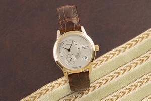 Glashutte Original PanoMaticDate 18 ct gold automatic Kal. GUB 90 Ref. 90-01-01-01-04