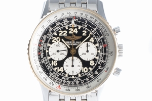 Breitling Navitimer Cosmonaute chronograph steel / gold manual winding Ref. B12019, 81600F
