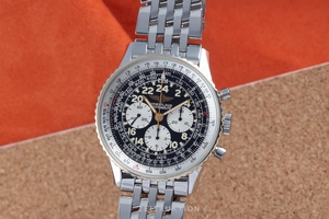 Breitling Navitimer Cosmonaute chronograph steel / gold manual winding Ref. B12019, 81600F