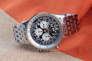 Breitling Navitimer Cosmonaute chronograph steel / gold manual winding Ref. B12019, 81600F