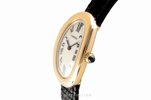 Cartier Baignoire 18 ct gold quartz Ref. 19521