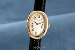 Cartier Baignoire 18 ct gold quartz Ref. 19521