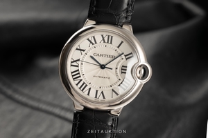 Cartier Ballon Bleu de Cartier 18 ct white gold automatic Kal. 076 Ref. 3004