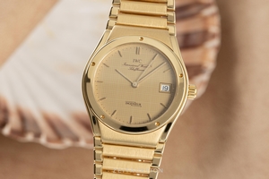 IWC Ingenieur 18 ct gold quartz Kal. 23100 Ref. 9727