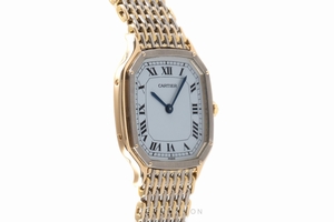Cartier Santos Dumont 18 ct gold manual winding Kal. 21 Ref. 9606