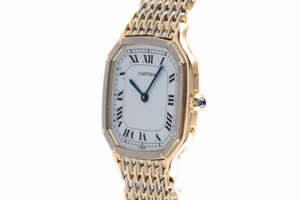 Cartier Santos Dumont 18 ct gold manual winding Kal. 21 Ref. 9606