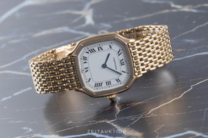 Cartier Santos Dumont 18 ct gold manual winding Kal. 21 Ref. 9606