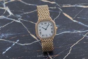 Cartier Santos Dumont 18 ct gold manual winding Kal. 21 Ref. 9606