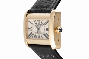 Cartier Tank Divan 18 ct gold automatic Kal. 381A Ref. 2603