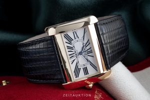 Cartier Tank Divan 18 ct gold automatic Kal. 381A Ref. 2603