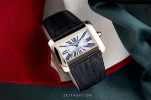 Cartier Tank Divan 18 ct gold automatic Kal. 381A Ref. 2603