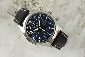 IWC Fliegeruhr chronograph steel automatic Kal. C.79320 Ref. IW371701