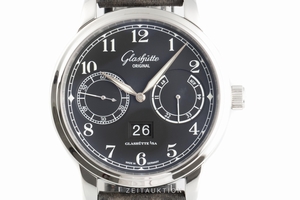 Glashutte Original Senator steel automatic Kal. GO 100 Ref. 1-00-14-07-02-30