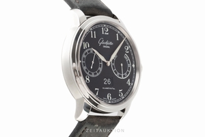 Glashutte Original Senator steel automatic Kal. GO 100 Ref. 1-00-14-07-02-30