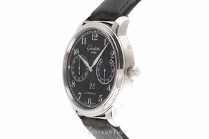 Glashutte Original Senator steel automatic Kal. GO 100 Ref. 1-00-14-07-02-30