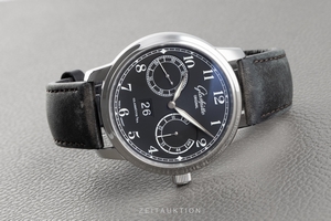 Glashutte Original Senator steel automatic Kal. GO 100 Ref. 1-00-14-07-02-30