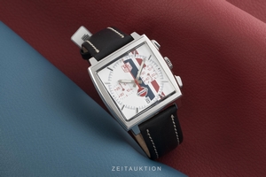 Tag Heuer Monaco chronograph steel automatic Kal. 17 Ref. CW2118