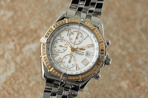 Breitling Crosswind chronograph steel / gold automatic Kal. D13 Ref. D13055