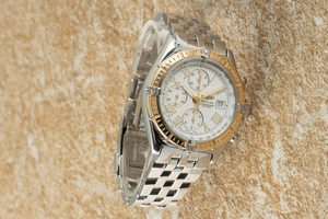 Breitling Crosswind chronograph steel / gold automatic Kal. D13 Ref. D13055