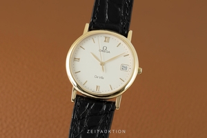Omega De Ville 18 ct gold quartz Ref. 196.2432