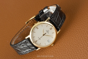 Omega De Ville 18 ct gold quartz Ref. 196.2432