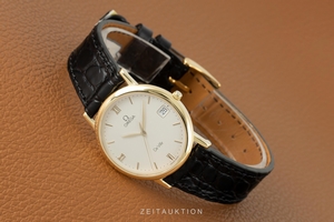 Omega De Ville 18 ct gold quartz Ref. 196.2432