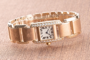 Cartier Tankissime 18 ct gold quartz Kal. 057 Ref. 2801