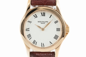 Patek Philippe Calatrava 18 ct red gold manual winding Kal. 14-250/107 Ref. 4905R-001
