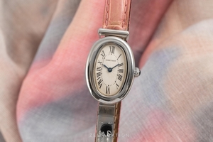 Cartier Baignoire 18 ct white gold quartz Kal. 057.06 Ref. 2295