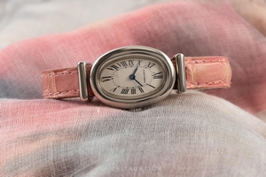 Cartier Baignoire 18 ct white gold quartz Kal. 057.06 Ref. 2295