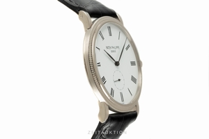 Patek Philippe Calatrava 18 ct white gold manual winding Kal. 215 Ref. 5119