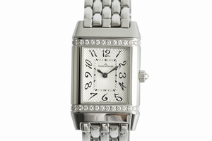 Jaeger-LeCoultre Reverso steel quartz Kal. 657 Ref. 265.8.47