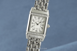 Jaeger-LeCoultre Reverso steel quartz Kal. 657 Ref. 265.8.47