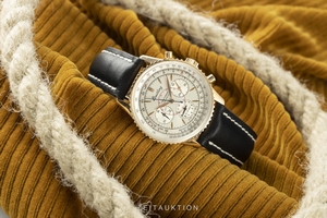 Breitling Montbrillant chronograph 18 ct red gold automatic Kal. B30 Ref. H30030