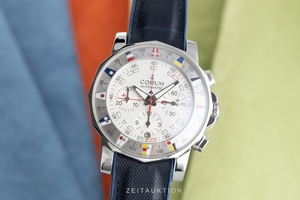 Corum Admirals Cup chronograph steel automatic Ref. 985.630.20
