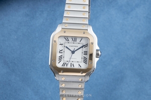 Cartier Santos steel / gold automatic Kal. 1847 MC Ref. 4075, W2SA0007