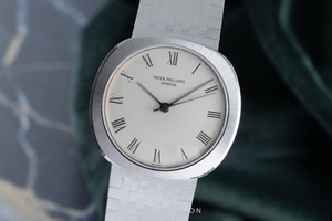 Patek Philippe Calatrava 18 ct white gold automatic Kal. 350 Ref. 3573-1
